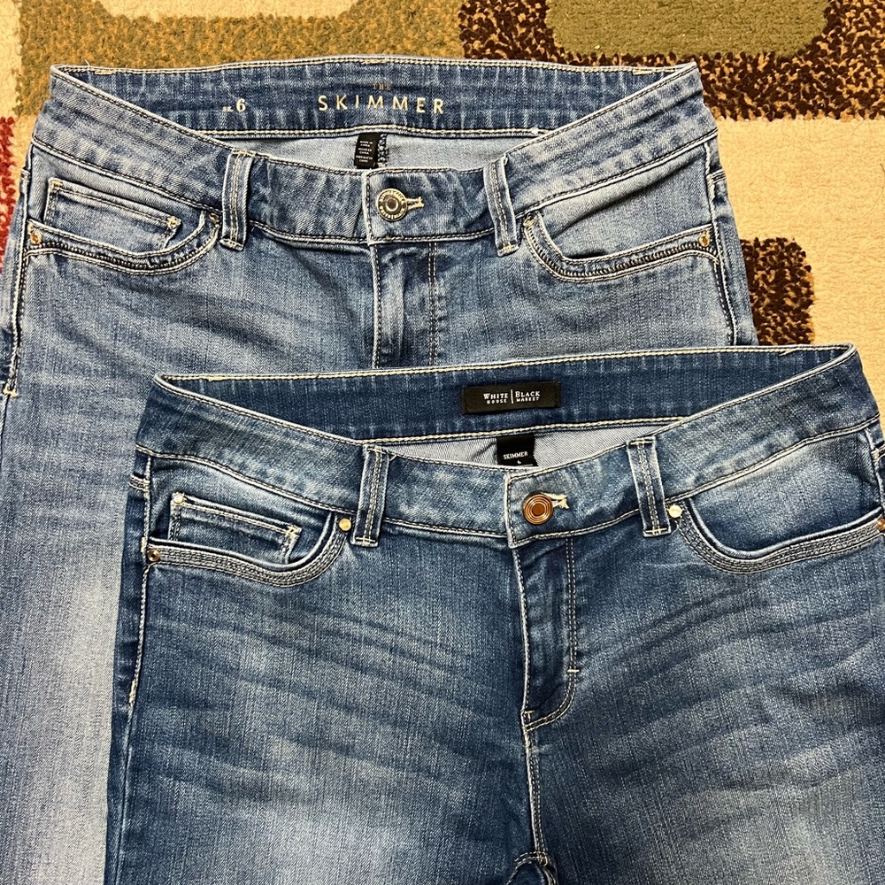 **SOLD** White House Black Market Jeans Bundle Sz 6